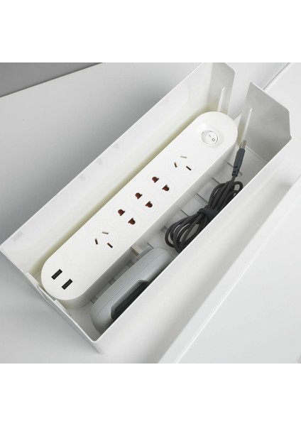 Sattıng Kablo Düzenleme Kutusu Beyaz 32 x 14 x 12 cm Kapaklı modelleri