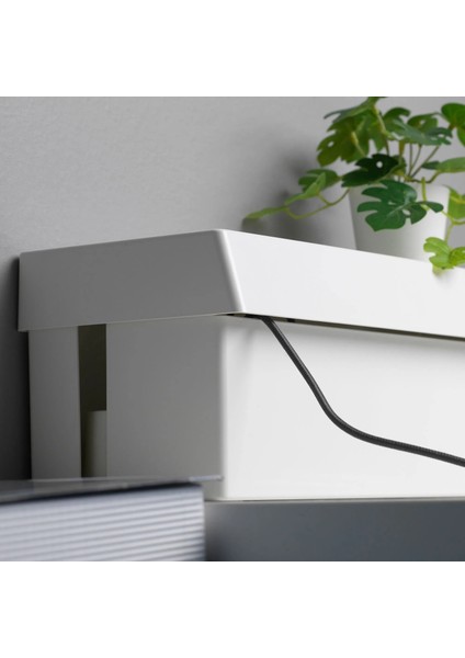 Sattıng Kablo Düzenleme Kutusu Beyaz 32 x 14 x 12 cm Kapaklı indirimleri