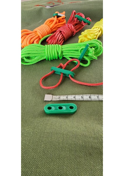 Rainbow 10 Adet - Çadır ipi Gergi Aparatı - 40 X13 X 5 mm modelleri