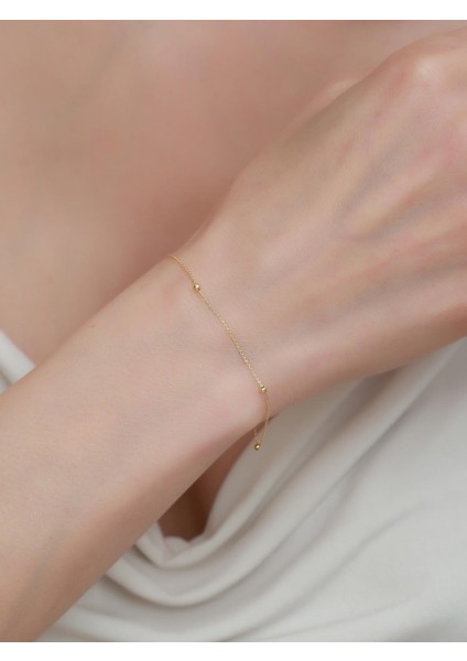 14 Ayar Altın Topçik Zincir Bileklik fiyatları