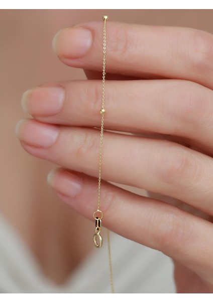 14 Ayar Altın Topçik Zincir Bileklik fırsatları