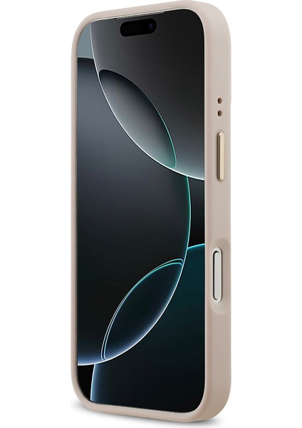 iPhone 17 Pro Uyumlu Kılıf Guess Lisanslı M-Safeli 4g Desenli Pu Metal Plaka Klasik Logolu Pembe indirimleri