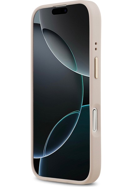 iPhone 17 Uyumlu Kılıf Guess Lisanslı M-Safeli Sıcak Baskılı Yazı Logolu Pu Deri Peony Kapak Pembe indirimleri