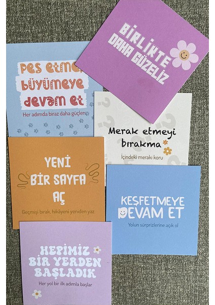 Motto Kartı Kartpostal - 6 Adet fiyatları