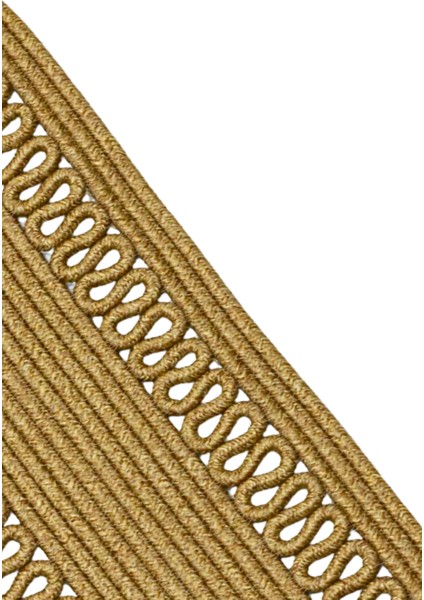 Jutty Hasır Görünümlü Jüt Dokuma Oval Natural Örgü Dekoratif Runner 25X90CM Mutfak Salon Masa Örtüsü fiyatları