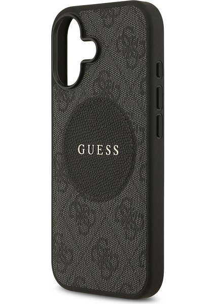 iPhone 17 Uyumlu Kılıf Guess Orjinal Lisanslı M-Safeli Yazı Logolu Circle Classic Kapak Siyah fırsatları