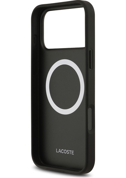 iPhone 17 Pro Max Kılıf Lacoste Lisanslı M-Safeli Pu Deri Kartlıklı Karışık Monogram Desenli Yeşil fırsatları