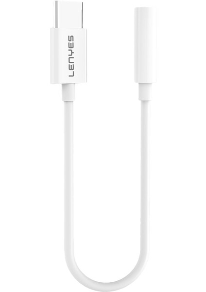 AX91 Type-C To 3.5mm Hi-Fi Aux Çevirici Ses Adaptörü Beyaz