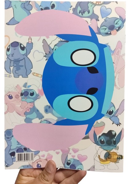 Stıtch Boyama Kitabı | 8 Sayfa 16 Boyama Bölümü | Sticker Sayfası ve Maske Dahil | 1 Adet modelleri