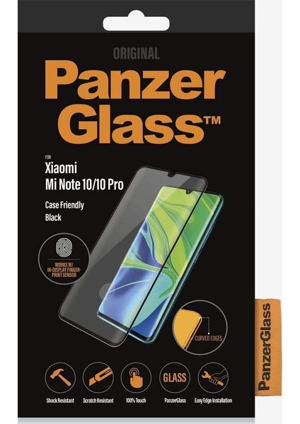 ™ Ekrandan Parmak Izi Uyumlu Kavisli Ekran Koruyucu (Xiaomi Mi Note 10 / 10 Pro - Siyah Çerçeve) fiyatları