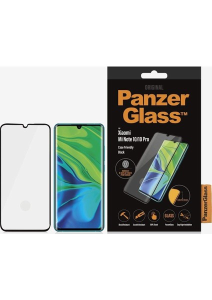 ™ Ekrandan Parmak Izi Uyumlu Kavisli Ekran Koruyucu (Xiaomi Mi Note 10 / 10 Pro - Siyah Çerçeve) modelleri