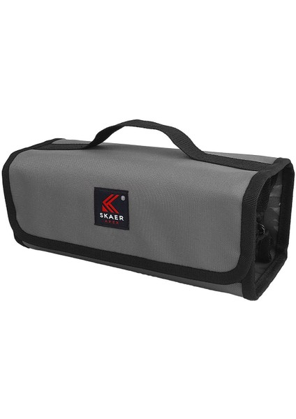 4 Bölmeli Kalem Kutusu ( 4 Bölmeli Kalemlik ) Gri 1 Adet