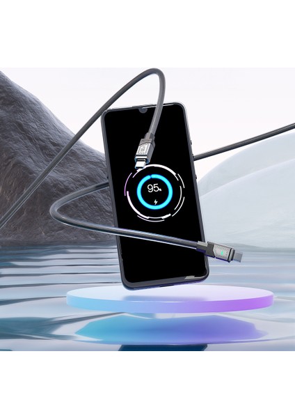 LC506 Type-C To Type-C Pd 100W Hızlı Şarj Özellikli Data ve Şarj Kablosu 1m Siyah fiyatları