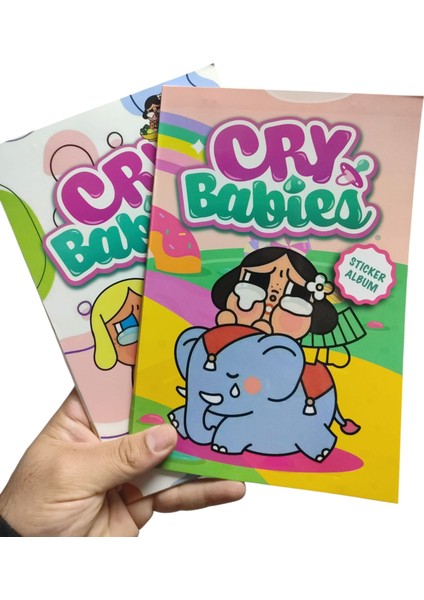 Cry Babies Sticker Etiket Albümü 250’DEN Fazla Renkli Sticker Etiket Koleksiyon Seti 1 Adet fiyatları