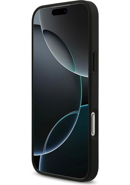 iPhone 17 Pro Max Uyumlu Kılıf Lacoste Lisanslı M-Safeli Pu Deri Karışık Monogram Desenli Siyah modelleri