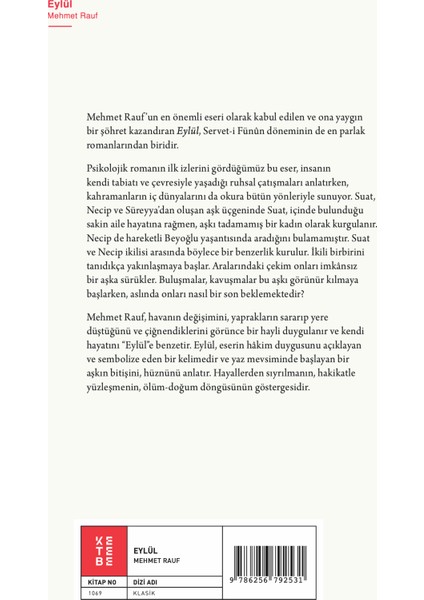 Eylül - Mehmet Rauf fiyatları