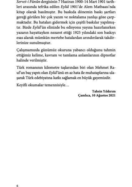 Eylül - Mehmet Rauf fırsatları