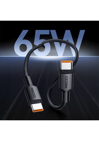 RS46C Usb-A To Type-C 2.4A Hızlı Şarj Özellikli Data ve Şarj Kablosu 100W 1.2m Siyah fiyatları