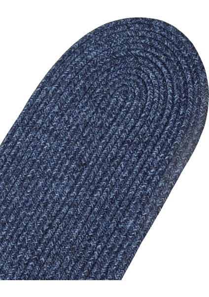 Jutty Hasır Görünümlü Jüt Dokuma Oval Lacivert Dekoratif Runner 25X90 cm Mutfak Salon Masa Örtüsü fiyatları