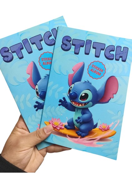 Stıtch Sticker Etiket Albümü 250’DEN Fazla Renkli Sticker Etiket Koleksiyon Seti Hediye Paketinde