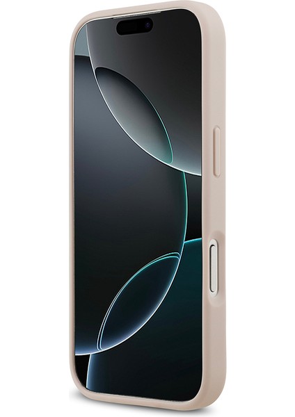 iPhone 17 Pro Uyumlu Kılıf Guess Orjinal Lisanslı M-Safeli Yazı Logolu Circle Classic Kapak Pembe indirimleri