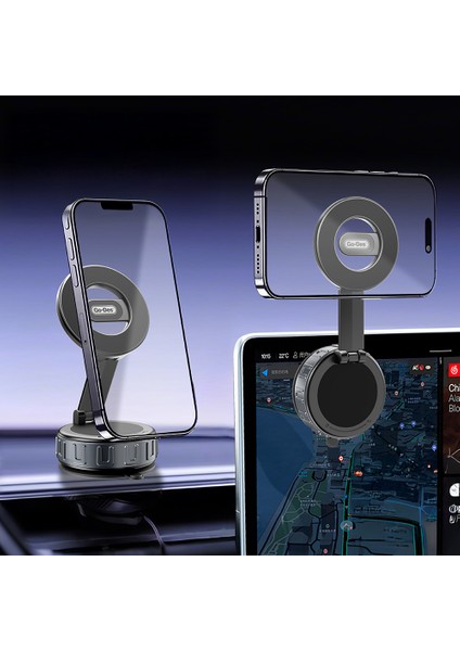 Go Des GD-HD241 360 Derece Dönebilen Vakum Özellikli Magnetik Telefon Tutucu Siyah fiyatları