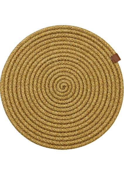 Jutty Hasır Görünümlü 5 Parça Jüt Masa Takımı Düz Natural – 4’lü Amerikan Servis Supla + 1 Runner fiyatları