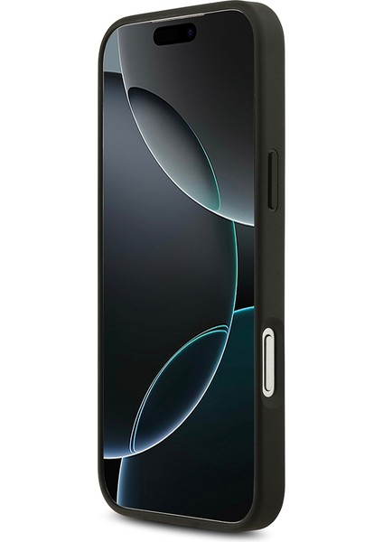 iPhone 17 Pro Max Uyumlu Kılıf Guess Lisanslı M-Safeli Yazı Logolu Circle Classic Kapak Siyah indirimleri