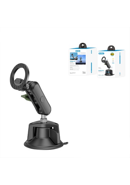 Go Des GD-HD361 360 Derece Dönebilen Vakumlu Magnetik Araç Içi Telefon Tutucu Siyah modelleri