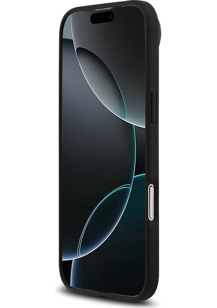 iPhone 17 Air Uyumlu Kılıf Lacoste Lisanslı M-Safe Şarj Özellikli Pu Deri Metal Logolu Kapak Siyah indirimleri