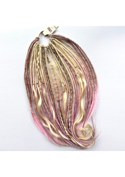 , Helen2 40'lı Afro Toka, Platin, Platin Pembe Ombre fırsatları