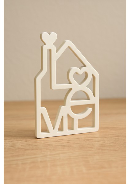 Home & Love Yazılı Dekor Biblo - Hediye ve Ev Aksesuarı ( 17CM ) modelleri