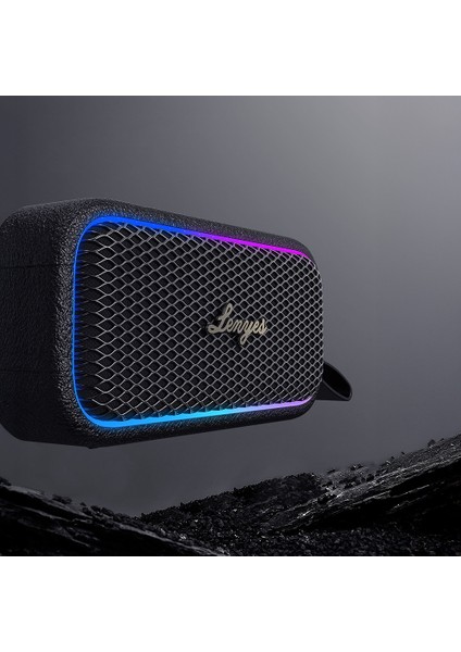 S891 Rgb Işıklı Taşınabilir Su Geçirmez Otg-Tws Bluetooth Hoparlör V5.3 80W Siyah modelleri