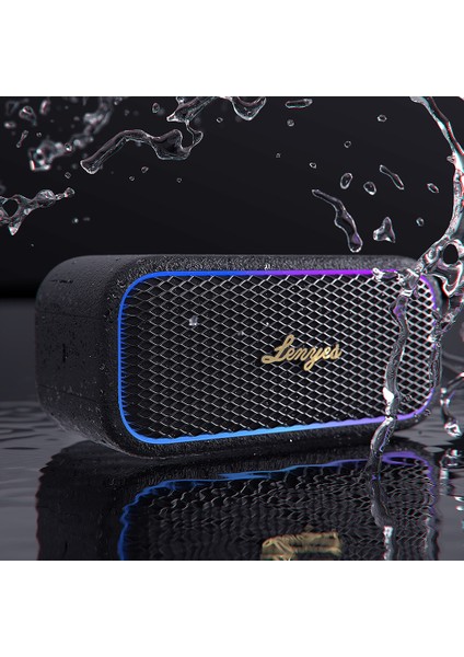 S891 Rgb Işıklı Taşınabilir Su Geçirmez Otg-Tws Bluetooth Hoparlör V5.3 80W Siyah fırsatları