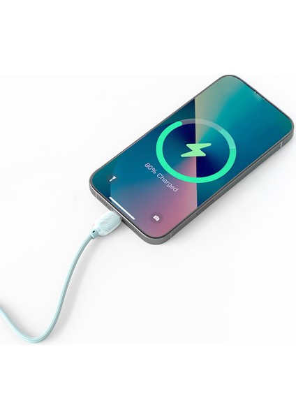 LC536 Type-C To Type-C Pd Örgü Tasarımlı Hızlı Şarj Özellikli Şarj Kablosu 60W 1m Yeşil modelleri