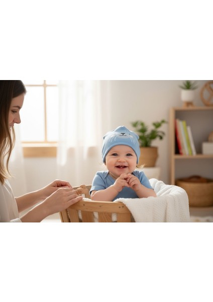 Erkek Bebek ve Çocuk Penye Bere