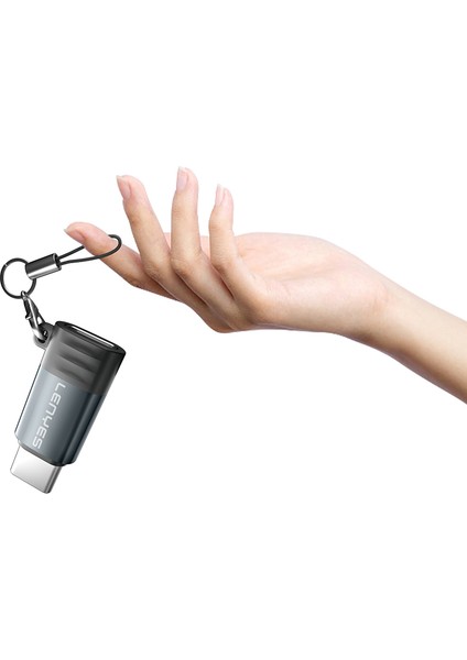 AX111 Lightning To Type-C Çevirici Otg Adaptör Siyah modelleri