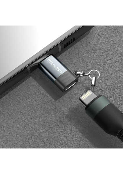 AX111 Lightning To Type-C Çevirici Otg Adaptör Siyah fırsatları