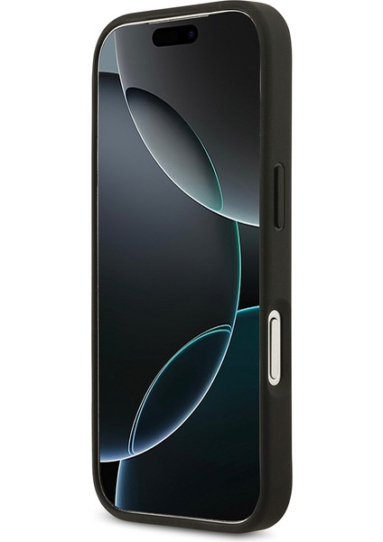 iPhone 17 Pro Uyumlu Kılıf Guess Orjinal Lisanslı Gül Baskılı Büyük Metal Logo Dizaynlı Kapak Siyah indirimleri