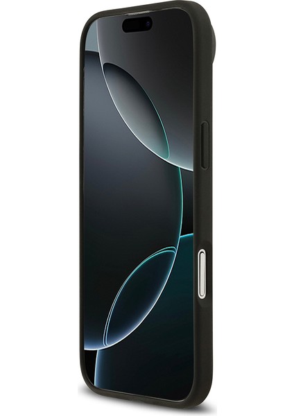 iPhone 17 Air Uyumlu Kılıf Guess Orjinal Lisanslı M-Safeli Yazı Logolu Circle Classic Kapak Siyah indirimleri