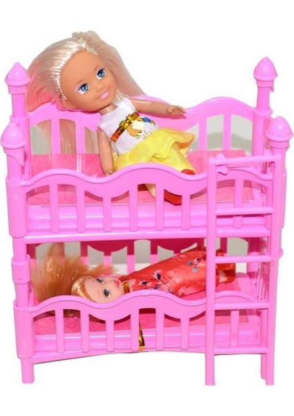 Bfs Nessiworld K899-17 2 Katlı Kutulu Ranzalı Bebek Seti-Halit Can Oyuncak indirimleri