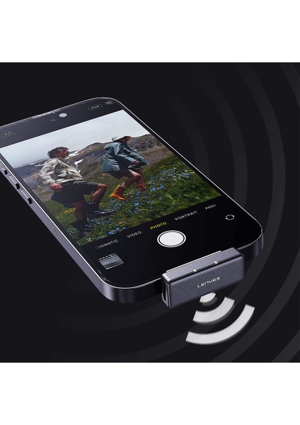 LM209 Lightning Portlu Kablosuz Yaka Mikrofonu Siyah indirimleri