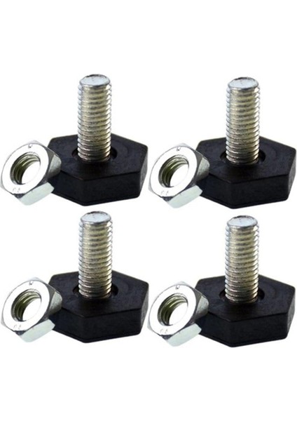 Beko Uyumlu WM95135LB Çamaşır Makinesi Ayağı Kaymaz Ayarlı Ayak 4 Lü Seti Ölçülere Dikkat Ediniz