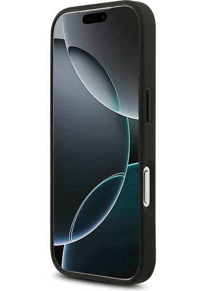 iPhone 17 Pro Uyumlu Kılıf Guess Orjinal Lisanslı M-Safeli Yazı Logolu Circle Classic Kapak Siyah indirimleri