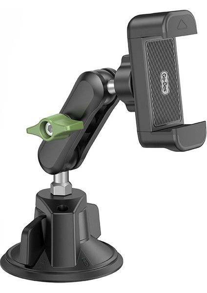 Go Des GD-HD362 360 Derece Dönebilen Vakumlu Tasarım Araç Içi Telefon Tutucu Siyah
