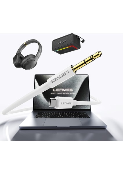AX102 Type-C To 3.5mm Aux Audio Kablo 1m Beyaz fırsatları