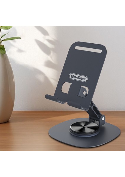Go Des GD-HD373 Ayarlanabilir Katlanabilir 360 Derece Dönebilen Telefon ve Tablet Standı Siyah fiyatları