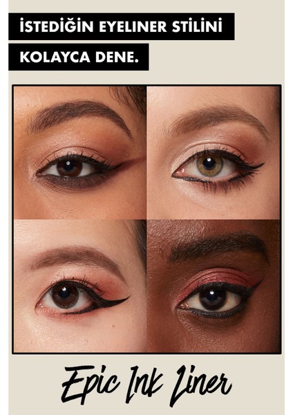 Nyx Pmu Epic Ink Liner & Maybelline Super Lock Kaş Sabitleyici Maskara Seti indirimleri