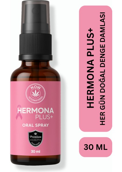 Hermona Plus+ Menopoz Dönemi Destekleyici Doğal Ağız Spreyi – 30 ml