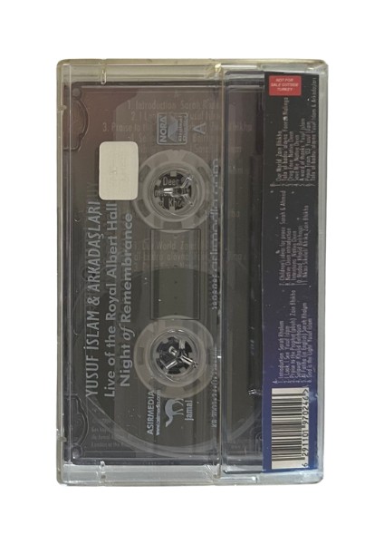 Yusuf Islam ve Arkadaşları / Live At The Royal Albert Hall – Kaset- 2004- Ambalajında modelleri